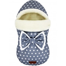 Конверт "Bambino" Star Line Grey Меховой Зима